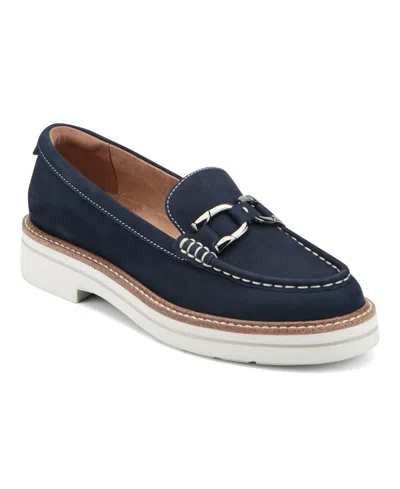 Easy Spirit Women's Zaira Eflex Slip-on Loafers In Blue