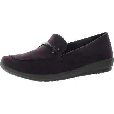 Easy Spirit Womens Buckle Flat Shoes In Pink
