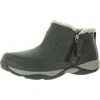 Easy Spirit Womens Cushioned Footbed Faux Leather Winter & Snow Boots In Grey