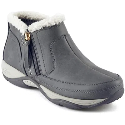 EASY SPIRIT WOMENS CUSHIONED FOOTBED FAUX LEATHER WINTER & SNOW BOOTS