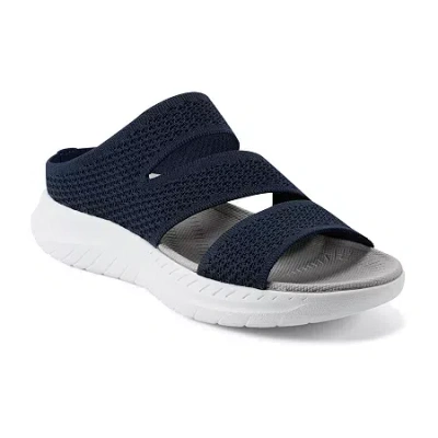Easy Spirit Womens Dassain Wedge Sandals In Blue