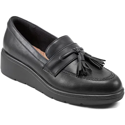 Easy Spirit Womens Embellished Man Made Loafers