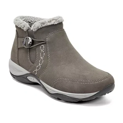 Easy Spirit Womens Erique Flat Heel Winter Boots In Gray