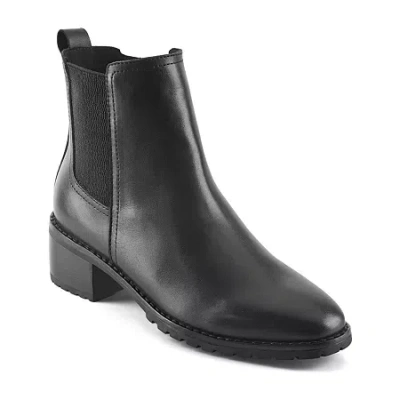 Easy Spirit Womens Fedra Block Heel Dress Boots In Black