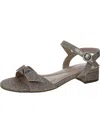 EASY SPIRIT WOMENS GLITTER BOW SLINGBACK SANDALS