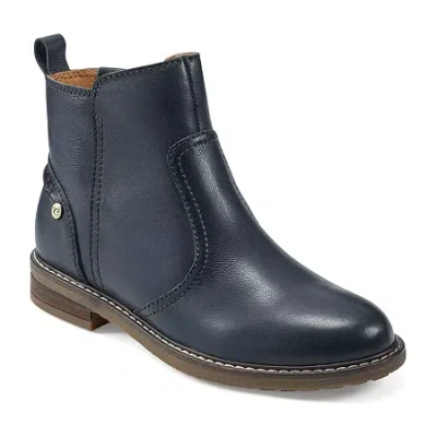 Easy Spirit Womens Juna Stacked Heel Booties In Blue