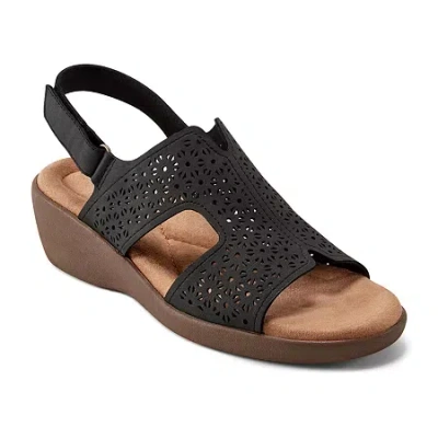 Easy Spirit Womens Kali Strap Sandals In Black