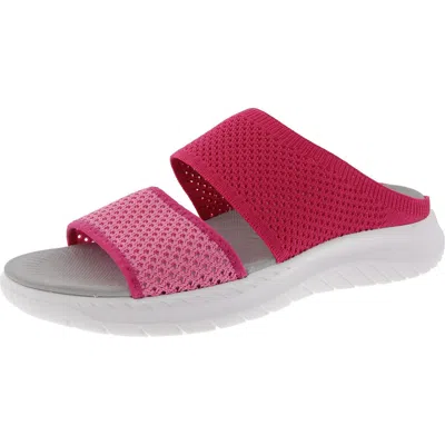 EASY SPIRIT WOMENS LACELESS KNIT SLIDE SANDALS