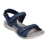 Easy Spirit Womens Lake Adjustable Strap Flat Sandals In Blue