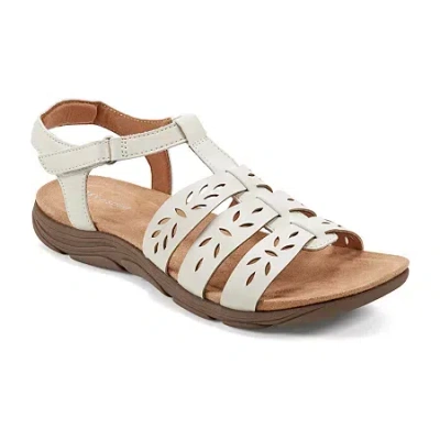 Easy Spirit Womens Luisa Ankle Strap Flat Sandals In Multi