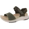 EASY SPIRIT WOMENS PERFORATED LEATHER ANKLE STRAP