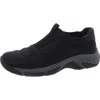 Easy Spirit Wallis 2 Womens Solid Knit Slip-on Sneakers In Black