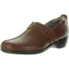 Easy Spirit Womens Solid Leather Flat Shoes In Multi