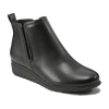 Easy Spirit Yuna 3 Womens Zipper Faux Leather Booties In Black