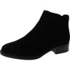 Easy Spirit Womens Zipper Almond Toe Ankle Boots In Black