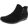 Easy Spirit Sealeta Womens Zipper Manmade Ankle Boots In Black