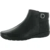 Easy Spirit Aara Womens Zipper Manmade Ankle Boots In Black
