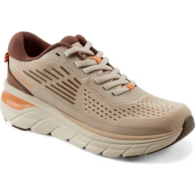 Easy Spirit X Denise Austin Mel Sneaker In Brown
