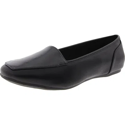 Easy Street 312932 Womens Comfort Insole Manmade Loafers In Black