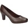 Easy Street Women's Equinox Platform Slip-on Pumps In Brown
