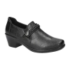 Easy Street Amber Womens Round Closed Toe Slip-on Shoe In Black