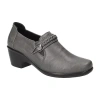 Easy Street Amber Womens Round Closed Toe Slip-on Shoe In Gray