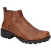 EASY STREET AMIGA WOMENS FAUX LEATHER COMFORT ANKLE BOOTS