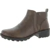 EASY STREET AMIGA WOMENS FAUX LEATHER STRETCH BOOTIES