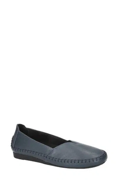 Easy Street Amity Womens Round Closed Toe Slip-on Shoe In Blue