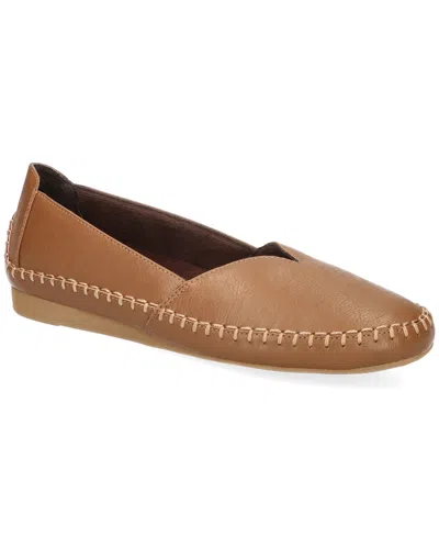 Easy Street Amity Slip-on Flats In Brown