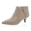 Easy Street Annalee Womens Zip Up Slip On Ankle Boots In Pink