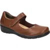 Easy Street Archer Mary Jane Flat In Tan
