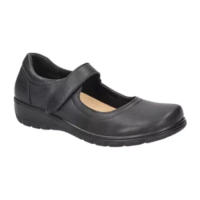Easy Street Archer Womens Round Closed Toe Mary Jane Shoes In Black