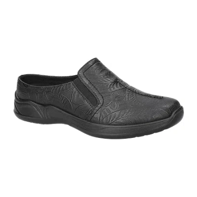 Easy Street Atlas Womens Round Closed Toe Mules In Black