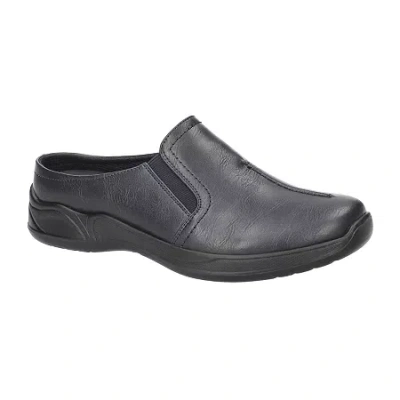 Easy Street Atlas Womens Round Closed Toe Mules In Black