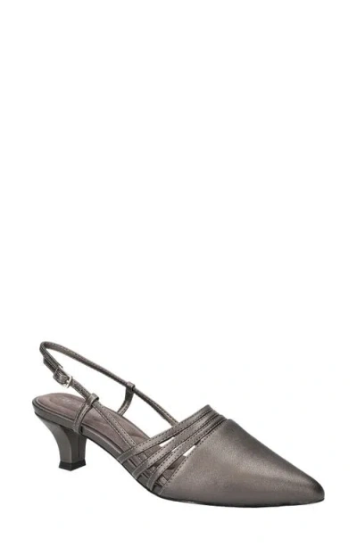 Easy Street Aura Slingback Pump In Brown