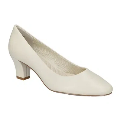 EASY STREET BALLARI WOMENS ROUND STILETTO HEEL PUMPS