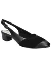 Easy Street Bates Womens Slip On Dressy Slingback Heels In Black