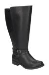 Easy Street Jewel Plus Block Heeled Boot In Black