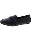 Easy Street Betty Womens Faux Leather Slip-on Loafers In Black