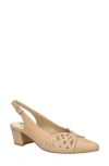 Easy Street Bizzy Slingback Pump In Beige