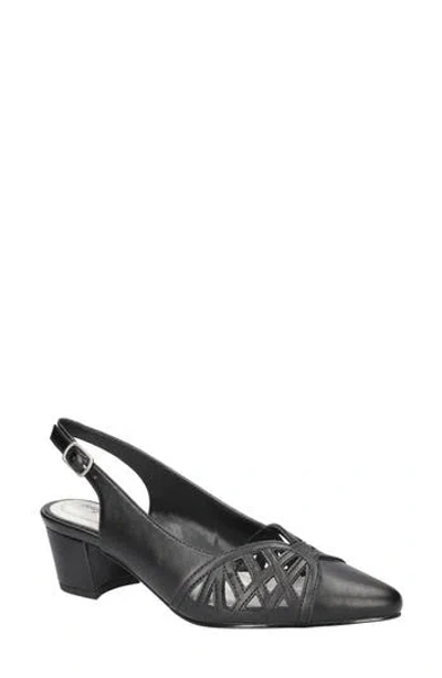 Easy Street Bizzy Slingback Pump In Black