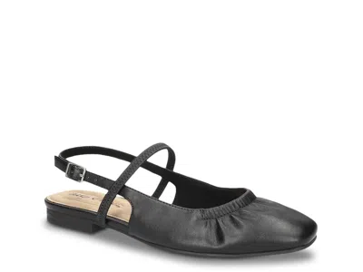 Easy Street Blake Slingback Ballet Flat In Black
