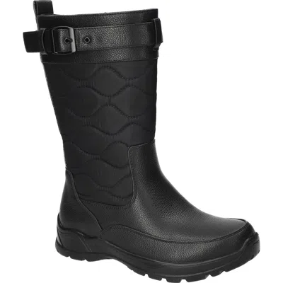 Easy Street Blizzard Faux Fur Lined Waterproof Boot In Black