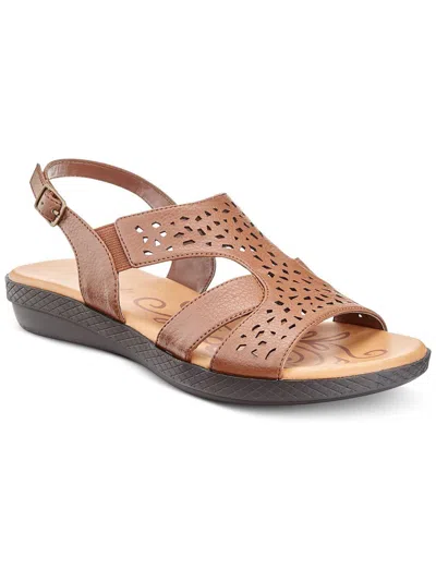 Easy Street Bolt Sandals In Tan