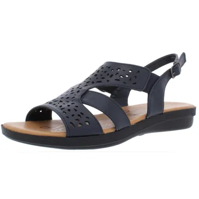 EASY STREET BOLT WOMENS OPEN-TOE PADDED INSOLE SLINGBACK SANDALS