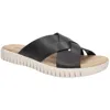 EASY STREET BRYLEE WOMENS COMFORT INSOLE FLAT SLIDE SANDALS
