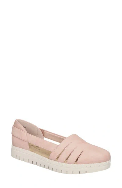 Easy Street Women's Bugsy Comfort Slip-on Flats In Blush