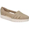 Easy Street Bugsy Womens Comfort Insole Lifestyle Slip-on Sneakers In White