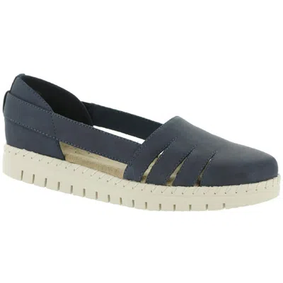Easy Street Bugsy Womens Faux Leather Strappy Round-toe Shoes In Multi